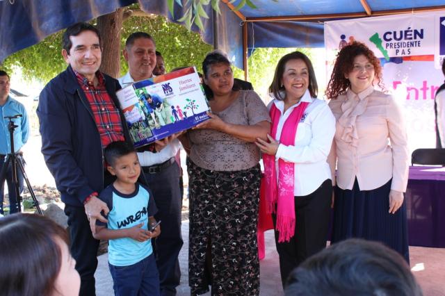 El Partido Sinaloense entrega Huertos Familiares en la comunidad del Platanito