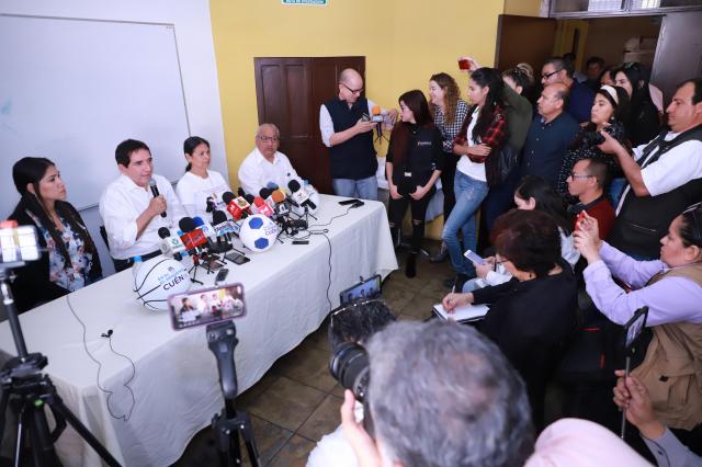 MarÃ­a del Carmen Sarabia y HÃ©ctor Melesio CuÃ©n Ojeda dan a conocer la jornada por la paz denomina