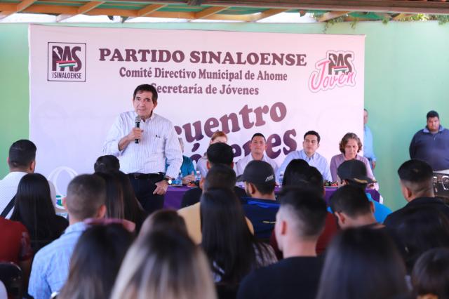  El PAS, encabezado por su presidente HÃ©ctor Melesio CuÃ©n Ojeda sostiene encuentro con jÃ³venes de
