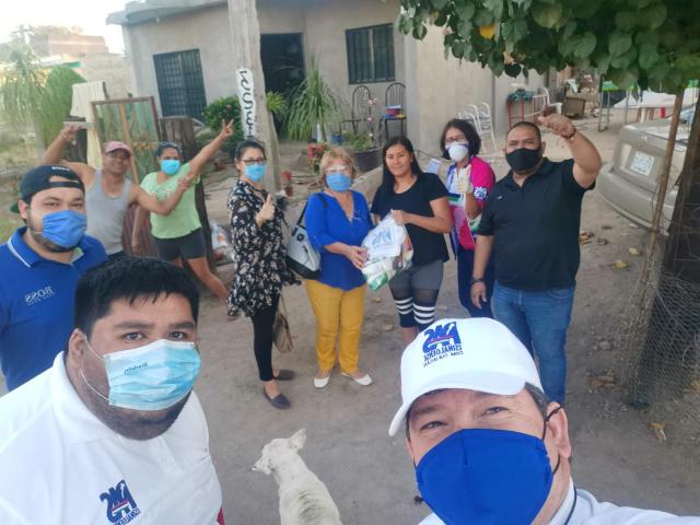 El municipio de Elota se hace presente en la pandemia del corona virus. 