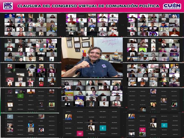 El Partido Sinaloense clausura su Primer Congreso Virtual de ComunicaciÃ³n PolÃ­tica. 