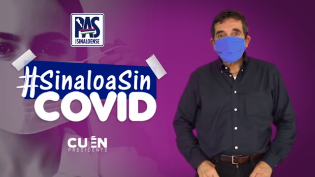 Entrega el Partido Sinaloense cubrebocas a la poblaciÃ³n