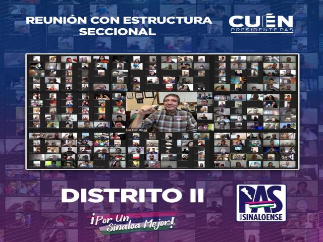 Primera reuniÃ³n del Partido Sinaloense para validar los comitÃ©s seccionales del distrito 02. 