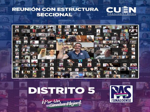 SÃ©ptima reuniÃ³n que efectÃºa el Partido Sinaloense para validar los seccionales del distrito 05. 