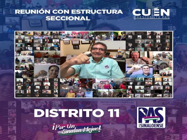 ReuniÃ³n nÃºmero 11 que realiza el Partido Sinaloense para validar los ComitÃ©s Seccionales. 