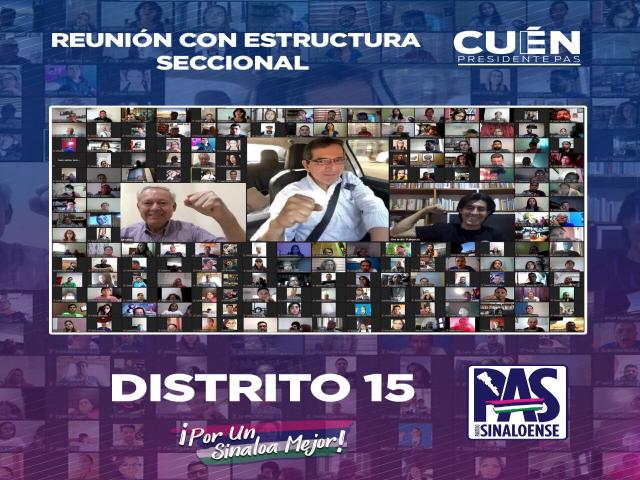En la reuniÃ³n nÃºmero 15 el Partido Sinaloense valida la estructura a nivel de ComitÃ©s Seccionales