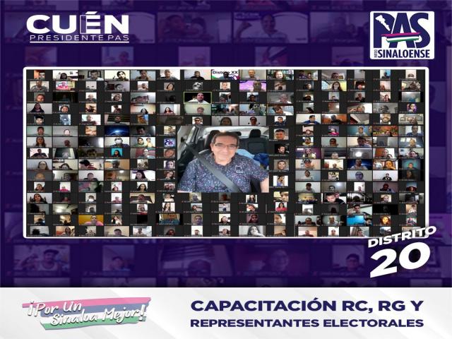 El Partido Sinaloense continÃºa con la capacitaciÃ³n de la estructura electoral del distrito 20. 