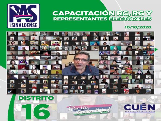 En el Partido Sinaloense se sostiene satisfactoriamente el proceso de capacitaciÃ³n a los Representa