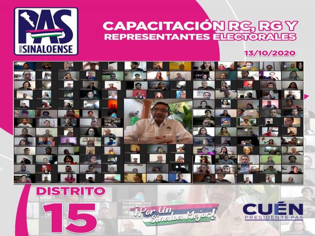 Los Representantes de Casillas (RC) y Representantes Generales (RG) del Partido Sinaloense en el dis
