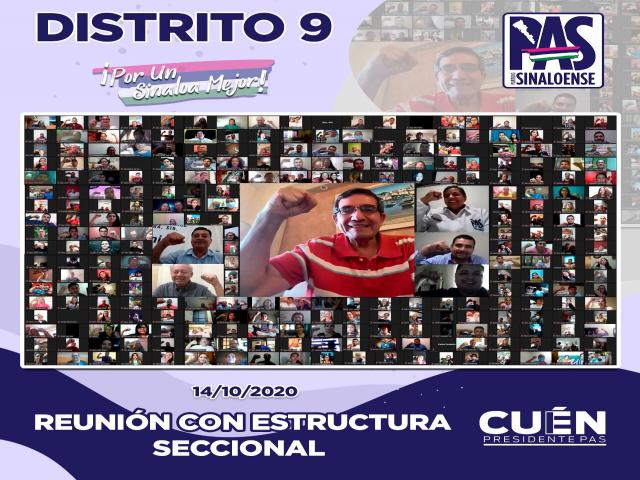 En reuniÃ³n nÃºmero 22 el Partido Sinaloense valida los ComitÃ©s Seccionales del distrito 09. 