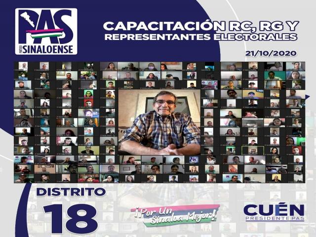 El PAS trabaja en reuniÃ³n nÃºmero 17 con Representantes Generales (RG) y Representantes de Casillas