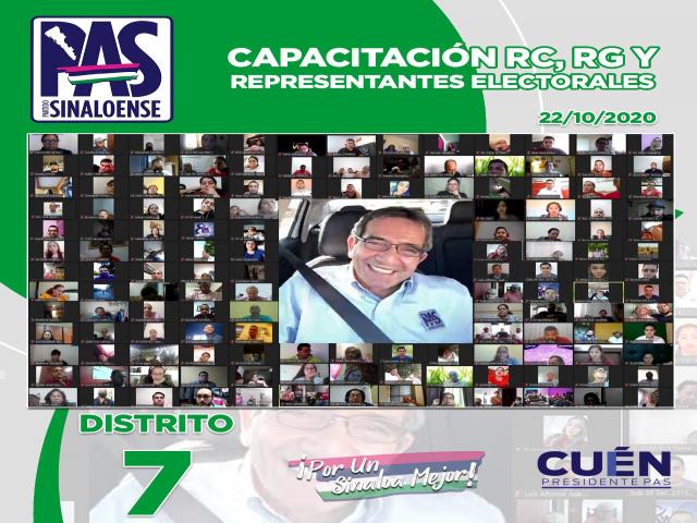 El Partido Sinaloense entra en su etapa final en la jornada de capacitaciÃ³n de Representantes Gener