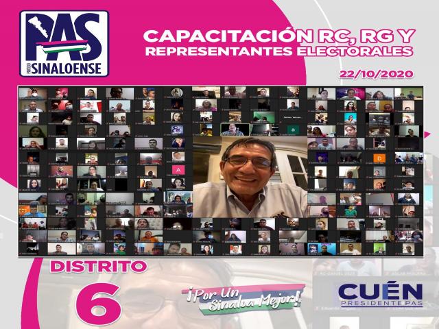 Guasave y Sinaloa municipio responden en el proceso de capacitaciÃ³n de Representantes Generales y R