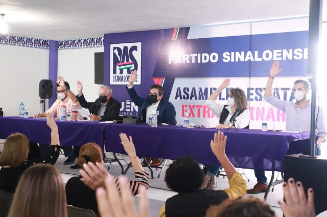 Realiza el Partido Sinaloense Asamblea Estatal Extraordinaria 