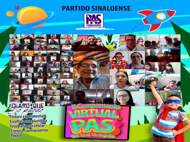 El Partido Sinaloense inaugura su Segundo Campamento Virtual