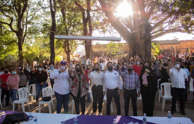 Se reúnen los líderes del Partido Sinaloense en el municipio de San Ignacio