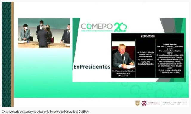 Recibe reconocimiento el Dr. Víctor Antonio Corrales Burgueño, por parte de el Consejo Mexicano de E
