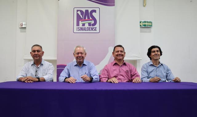 Con liderazgos fuertes integra el PAS las propuestas para nuevos comités directivos de Culiacán, Nav