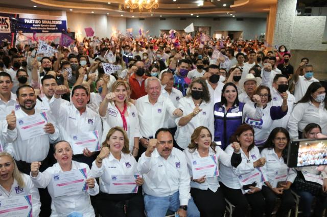Contundente muestra de fortaleza del PAS en Ahome durante toma de protesta de nuevo CDM