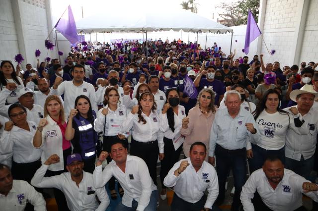 Muestra solidez la estructura del Partido Sinaloense en Elota 