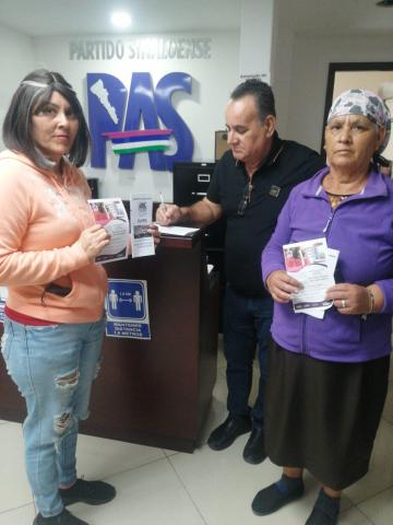 En el PAS todos los días nos comprometemos con la sociedad Díaz Quiñónez.