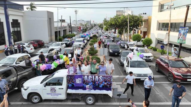 En su 11vo. Aniversario el PAS culmina sus festejos con una caravana de más de 7 mil vehículos en to