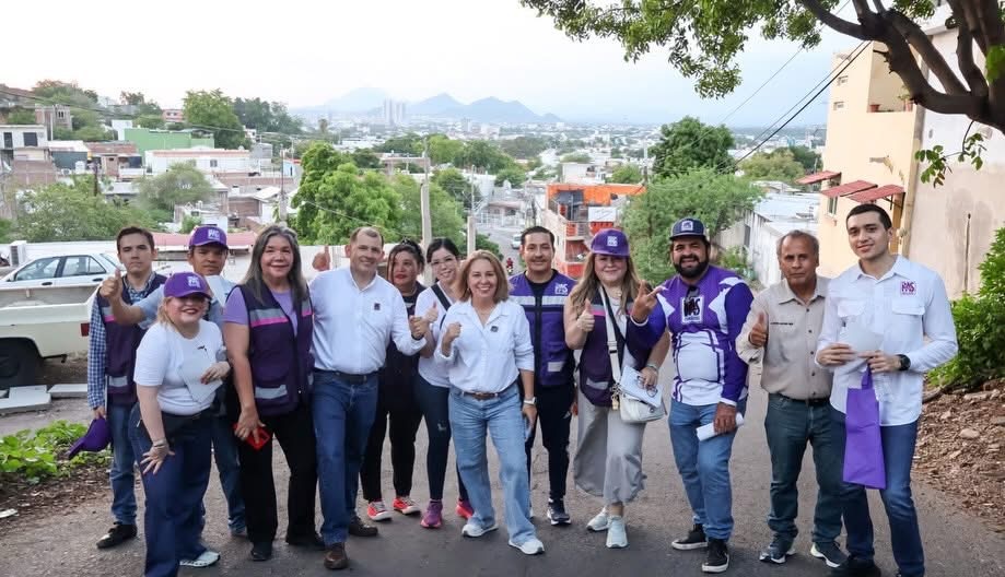 Partido Sinaloense recorre colonias del sector sur de Culiacán y escucha a la ciudadanía